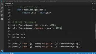 Python - OOP Metotlar
