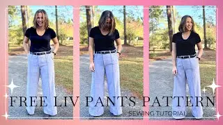 FREE Pants Pattern Tutorial- Sewing Up The Liv Pants Pattern by Mood Fabrics