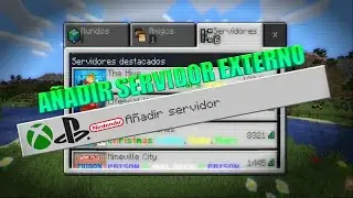 Jugar en servidores externos en Minecraft Bedrock (Ps4, Xbox One, Nintendo Switch)