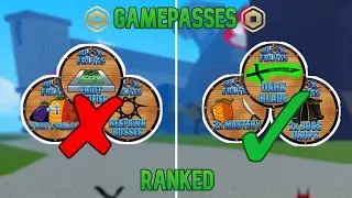 *RANKING GAMEPASSES* In Blox Fruits From Worst To Best!