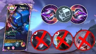 GLOBAL CYCLOPS BEST BUILD TO COUNTER ALL META HEROES !! TRY THIS BEST BUILD FOR SOLO RANKED !! MLBB