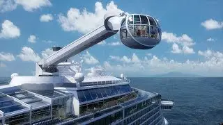 Лайнер 🚢 'Quantum of the Seas'  от Royal Caribbean Cruises ⚓ и его панорамная капсула.
