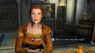 Hulda's lines for elf and non-elf protagonist. Skyrim Anniversary Edition