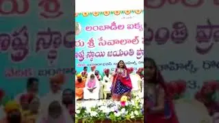 cute girl dancing on banjara dress