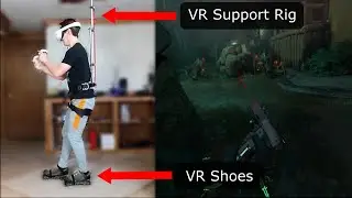 Walking in Half Life Alyx with my VR Shoes - Antlion Combat 2