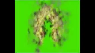 explode green screen