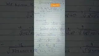 Chapter 11😍 THREE DIMENSIONAL GEOMETRY ■ Question no. 3# shorts