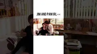 Jim and Pam (naughty blooper 😜)