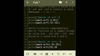 Math functions in 