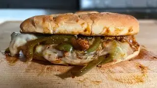 Philly Cheese BBQ Chicken Sandwich