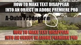 HOW TO MASK TEXT IN ADOBE PREMIERE PRO