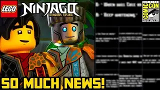 NEWS!! Season 3, 2026, and more! 🐲 Everything Revealed at SDCC for Ninjago Dragons Rising & Future!
