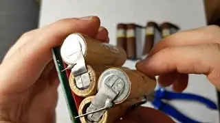 Замена аккумуляторов Li-ion 18650 в шуруповёрте Интерскол ДА-10/14.4ЭР своими руками