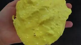 делаю ЖЕЛТЫЙ СЛАЙМ со всем ЖЕЛТЫМ \ SATISFYING SLIME VIDEO