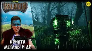 VALHEIM СТРИМ - КРИПТА, МЕТАЛЛ, ЯЙЦА ДРАКОНА :)