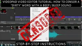 VideoPad Video Editor Tutorial: How to Censor a 