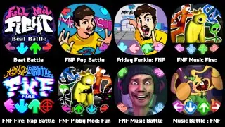 FNF Poppy Raptime, FNF Huggy Wuggy, FNF Jeffy, Beat Battle, Funkin Showtime, FNF Pibby Mod