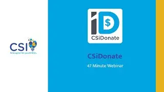 CSiDonate | The iMIS Fundraising Powerhouse