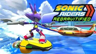 Sonic Riders Regravitified - Aquatic Capital (Blaze) - Japanese - No Motion Blur [4K HD 60FPS]