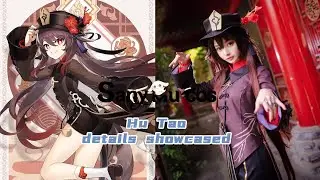 【SanyMuCos】Genshin Impact Hutao Fragrance In Thaw Kimono Style Cosplay Costume Show