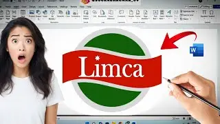 logo कैसे बनाए?how to draw Limca logo in ms ward? 3d Logo बनाना सीखे*shocking result*