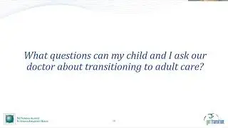 Webinar on Family Toolkit: Pediatric-to-Adult Health Care Transition