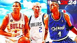 BEST POINT GUARD BUILDS in NBA 2K24 - TOP 5 NBA REPLICA BUILDS IN NBA 2K24!