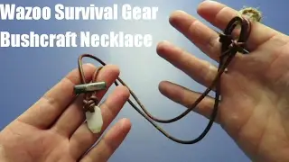 Bushcraft Firestarter Necklace - Wazoo Survival Gear