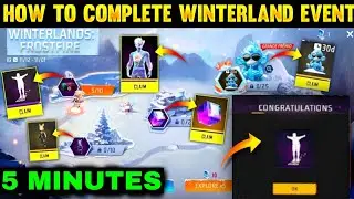 FREEFIRE WINTERLAND FREE REWARD COMPLETE😍 FREEFIRE NEW EVENTS TAMIL FREEFIRE WINTERLAND EVENTS