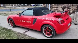 MR2 Spyder Vinyl Wrap Tips + Spoiler