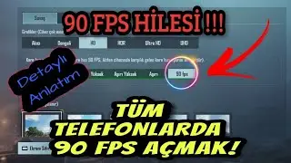 PUBG MOBİLE 90 FPS + HD + UHD AÇMA HİLESİ !!!