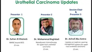 Saudi Urooncology Journal club - urothelial carcinoma update