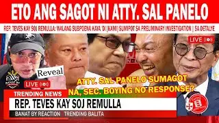 ITO ANG MAINIT NA REAKSYON AT TALAKAYAN, ATTY. PANELO, REP, TEVES AT SEC. BOYING