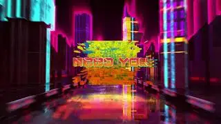 Cyber Neon City  |  (Create Music Visualizer Online With VidsBeats.)