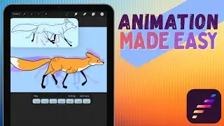 Dreams 2: Easy Procreate Animation | Frame-by-Frame Trotting Fox | Full Tutorial