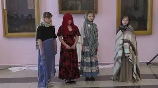 Слепая принцесса Фавста и Спаситель Христос. Старшие  воспитанники воскресной школы 