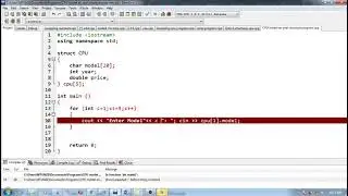 Code A Program That Uses Structures, Arrays, For loop C++