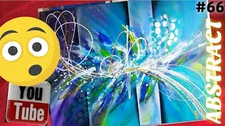 Daily Challenge #66 / ABSTRACT PAINTING DEMO COLOR FULL 😲😲