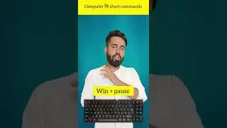 Computer short commands #shorts #short #pc #shortvideo #software #shortcut #trending #technology