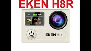 Экшн-камера EKEN H8R распаковка, обзор, пример съемки. Action camera EKEN H8R unboxing, review