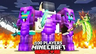 100 Players Simulate Minecraft's Most Impossible Hunger Games!