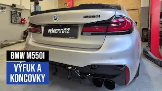 Středový díl výfuku a koncovky │BMW M550i
