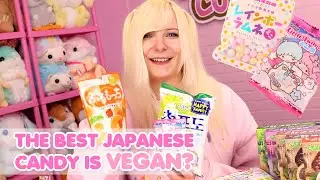 Trying VEGAN Japanese and Korean Candy! ♡ Is it good?! | TOFU CUTE TV