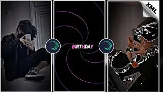 TERA HAPPY BIRTHDAY 🎂🎈NEW TREND 🎉XML FILE PRESET 💝 3D iCON EFFECT 