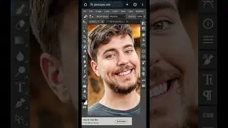 How to Fix Blurred And Pixelated Image In Mobile? #photoshop #shorts #ai #mrbeast