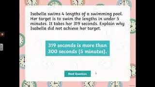 Y5 Converting Units of Time: Seconds, Minutes, Hours.