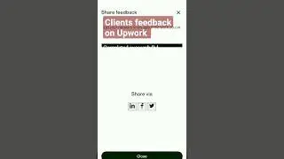 Upwork clients feedback feature || Upwork review