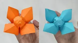 Easy paper flowers | How to make origami flower