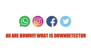 Social Media Not Working |insta fb wtsp down |down detector