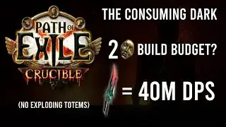 [PoE 3.21] 2div Uber challenge | 40m Chaos dps with The Consuming Dark LOGIN | NO EXPLODE TOTEMS